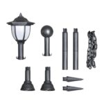 Lampes solaires 4 pcs avec chaîne et piquets – Image 3
