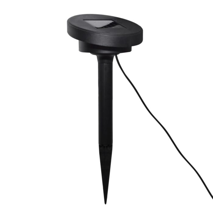 Lampes de jardin à LED 6pcs Ancrage à piquet et panneau solaire – Image 3