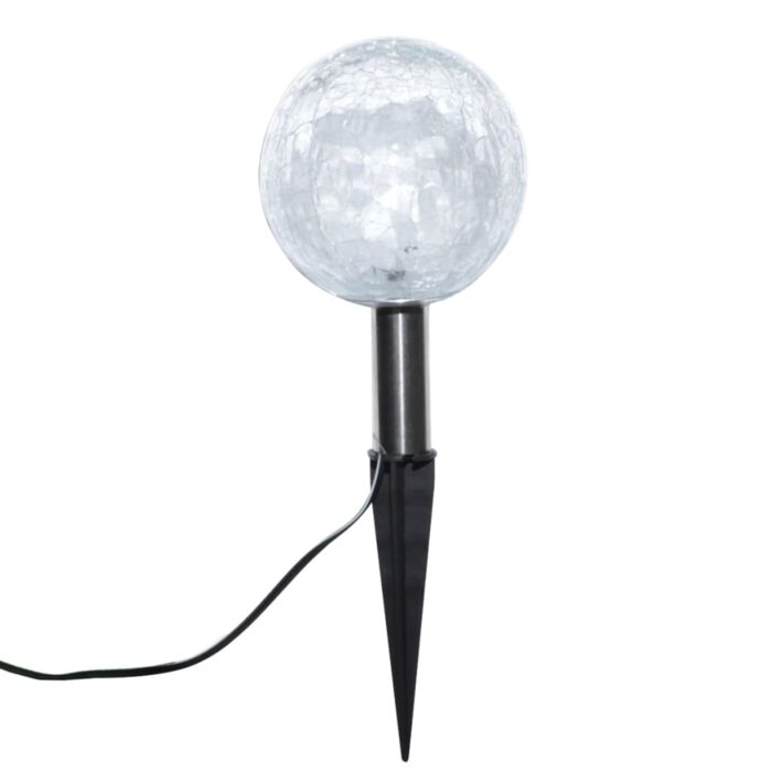 Lampes de jardin à LED 6pcs Ancrage à piquet et panneau solaire – Image 5