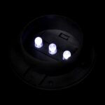 Lampes solaires à LED d'extérieur pour clôture 12 pcs Noir – Image 6