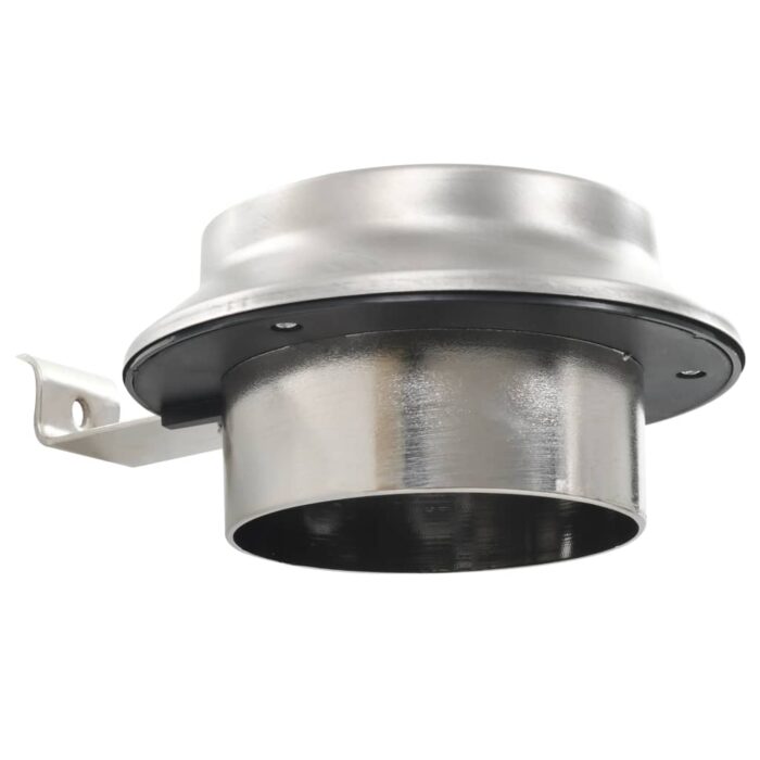 Lampes solaires à LED rondes d'extérieur 12 pcs 12 cm Blanc – Image 9