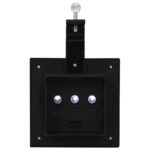 Lampes solaires à LED carrées d'extérieur 12 pcs 12 cm Noir – Image 10