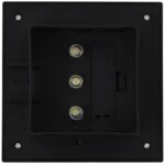 Lampes solaires à LED carrées d'extérieur 12 pcs 12 cm Noir – Image 7