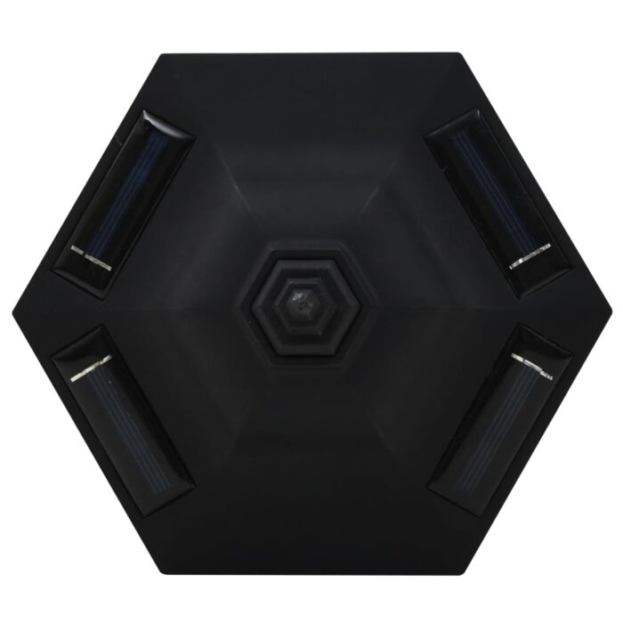 Lampes solaires à LED d'extérieur 6 pcs Noir – Image 7