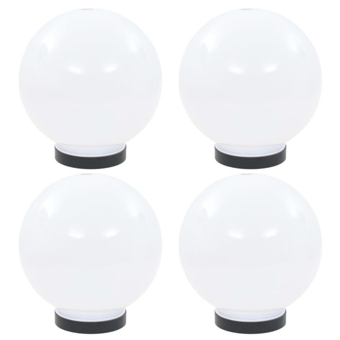 Lampes à LED sous forme de boule 4 pcs Sphérique 20 cm PMMA – Image 1
