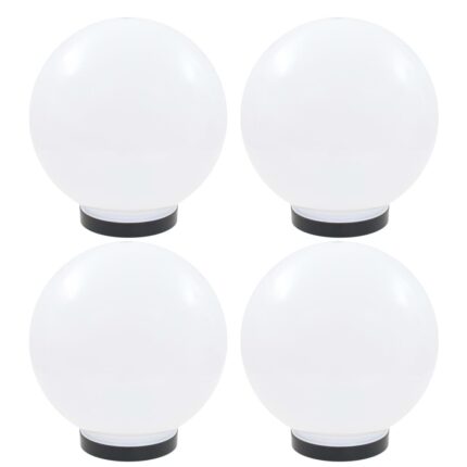 Lampes à LED sous forme de boule 4 pcs Sphérique 25 cm PMMA