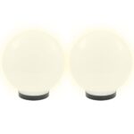 Lampes à LED sous forme de boule 4 pcs Sphérique 25 cm PMMA – Image 2