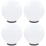 Lampes à LED sous forme de boule 4 pcs Sphérique 40 cm PMMA