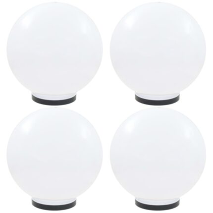 Lampes à LED sous forme de boule 4 pcs Sphérique 40 cm PMMA