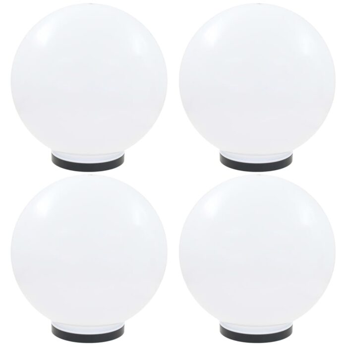 Lampes à LED sous forme de boule 4 pcs Sphérique 40 cm PMMA – Image 1