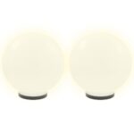 Lampes à LED sous forme de boule 4 pcs Sphérique 40 cm PMMA – Image 2