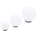 6 pcs Jeu de lampe boule à LED PMMA sphérique 20/30/40 cm – Image 5
