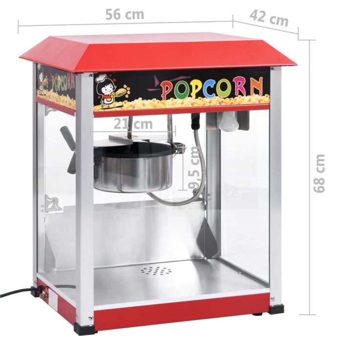 Machine à pop-corn avec pot de cuisson en téflon 1400 W – Image 8