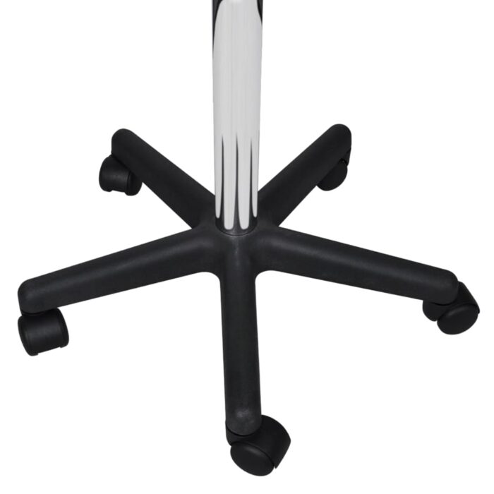 Tabourets de bureau lot de 2 Noir 35,5x84 cm Similicuir – Image 3