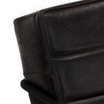 Fauteuil Noir Cuir véritable – Image 6