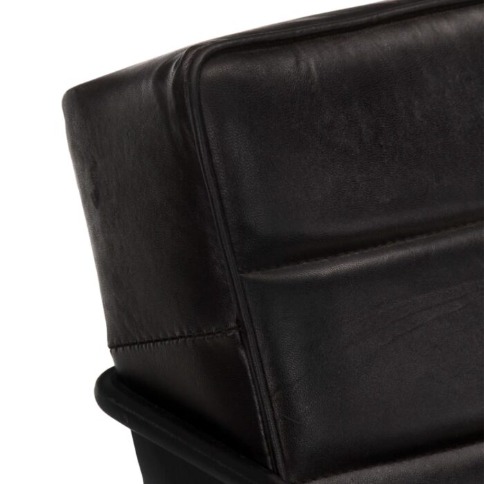 Fauteuil Noir Cuir véritable – Image 6