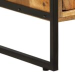 Bibliothèque 4 niveaux 124x30x180cm Bois solide de récupération – Image 6