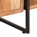 Bibliothèque à 4 niveaux 124x30x180 cm Bois d'acacia massif – Image 7