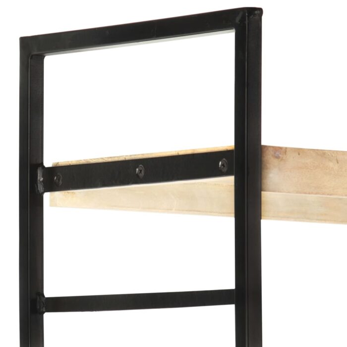 Bibliothèque à 4 niveaux 124x30x180 cm Bois de manguier massif – Image 5