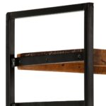 Bibliothèque 4 niveaux 80x30x180 cm Bois solide de récupération – Image 5