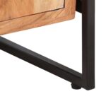 Bibliothèque à 4 niveaux 80x30x180 cm Bois d'acacia massif – Image 7