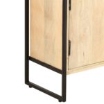 Bibliothèque à 4 niveaux 80x30x180 cm Bois de manguier massif – Image 7