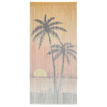 Rideau de porte contre insectes Bambou 90 x 200 cm