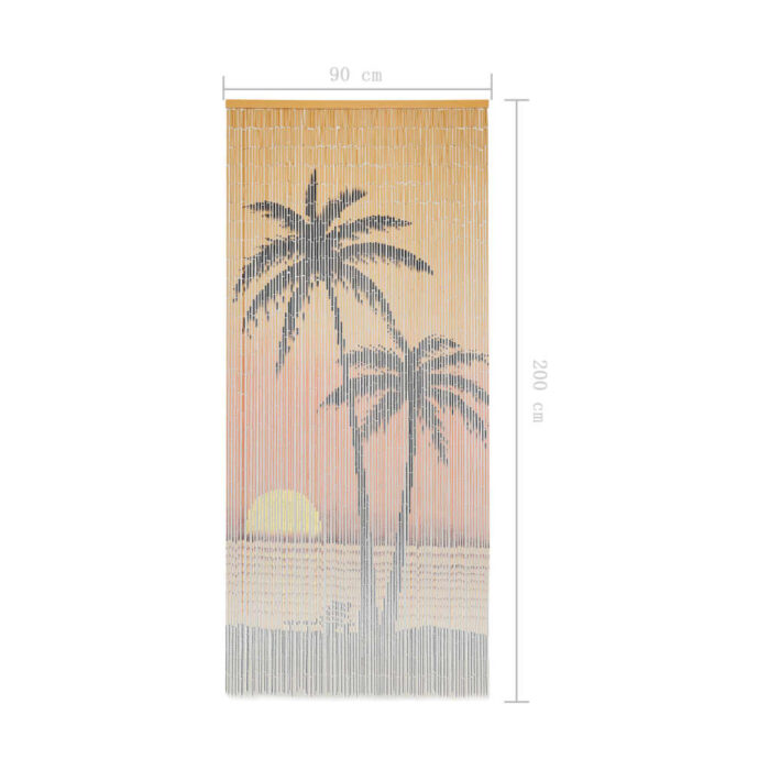 Rideau de porte contre insectes Bambou 90 x 200 cm – Image 4