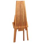 Chaises pliables d'extérieur lot de 2 Bois d'acacia solide – Image 5