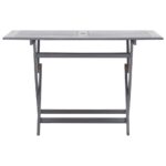 Table de jardin pliable 120x70x75 cm Bois d'acacia massif – Image 2