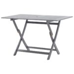Table de jardin pliable 120x70x75 cm Bois d'acacia massif – Image 3