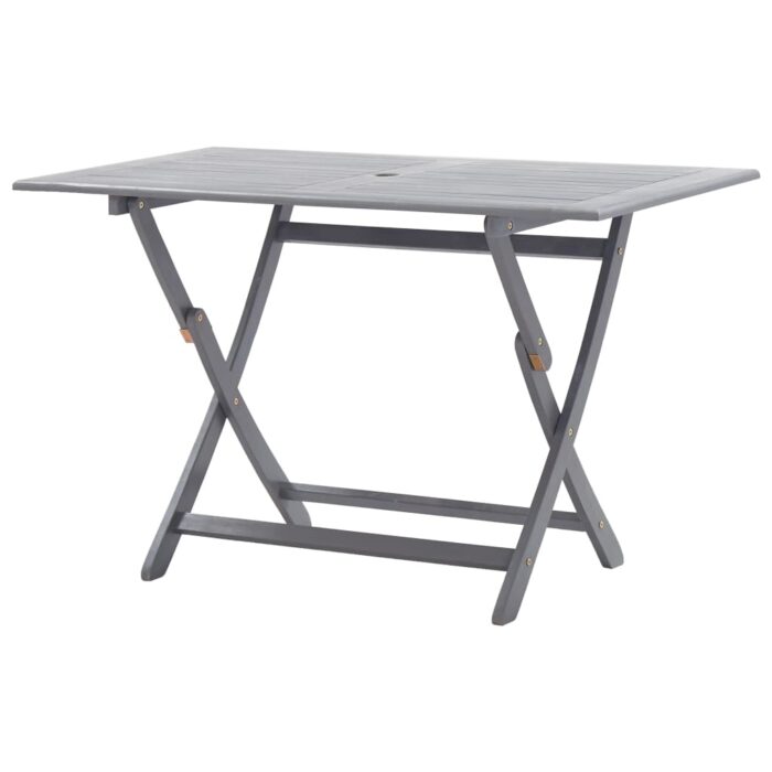 Table de jardin pliable 120x70x75 cm Bois d'acacia massif – Image 3