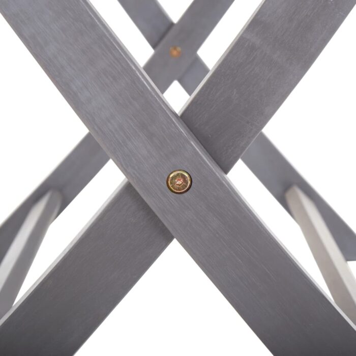 Table de jardin pliable 160x85x75 cm Bois d'acacia massif – Image 8