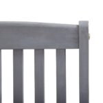 Chaises pliables d'extérieur lot de 4 Bois d'acacia solide – Image 7