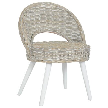 Chaise-canapé Kubu Rotin Blanc