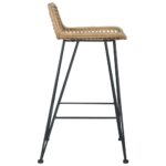 Chaises de bar lot de 2 rotin Naturel – Image 3