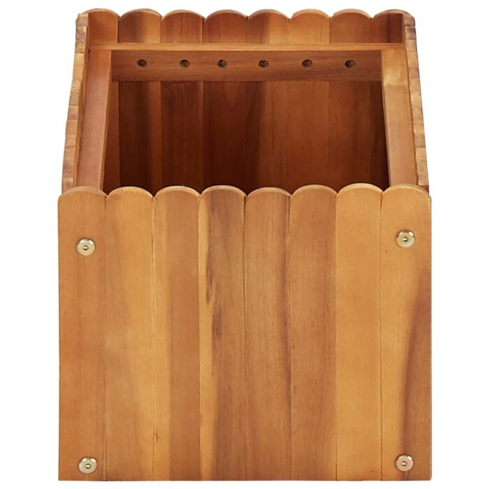 Lit surélevé de jardin 50x30x25 cm Bois massif d'acacia – Image 2