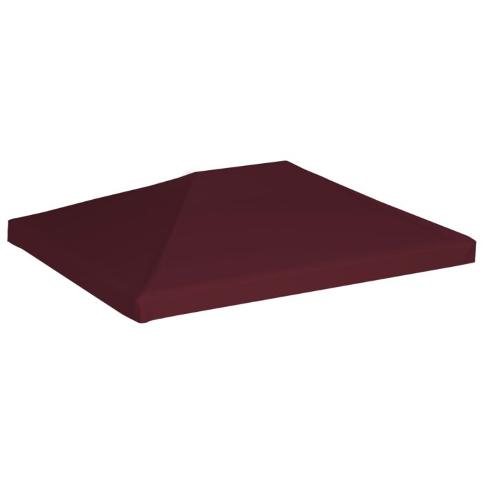 Toile supérieure de gazebo 310 g/m² 3x4 m Bordeaux – Image 3