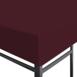 Toile supérieure de gazebo 310 g/m² 3x4 m Bordeaux – Image 4