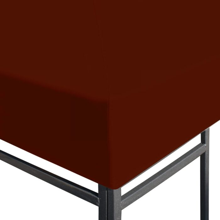 Toile supérieure de gazebo 310 g/m² 3x4 m Terre cuite – Image 4