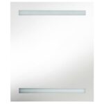 Armoire de salle de bain à miroir LED 50x13,5x60 cm – Image 2