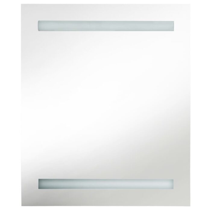 Armoire de salle de bain à miroir LED 50x13,5x60 cm – Image 2