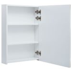 Armoire de salle de bain à miroir LED 50x13x70 cm – Image 2