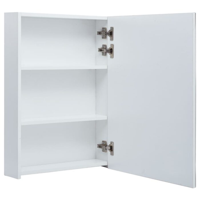 Armoire de salle de bain à miroir LED 50x13x70 cm – Image 2