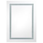 Armoire de salle de bain à miroir LED 50x13x70 cm – Image 3