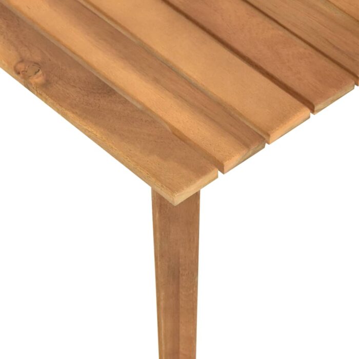 Table basse de jardin 60x60x36 cm Bois solide d'acacia – Image 3