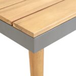 Table basse de jardin 60x60x31,5 cm Bois solide d'acacia – Image 2