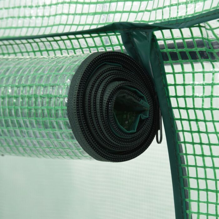 Serre avec porte zippée 200x80x170 cm – Image 2