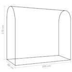 Serre avec porte zippée 200x80x170 cm – Image 9