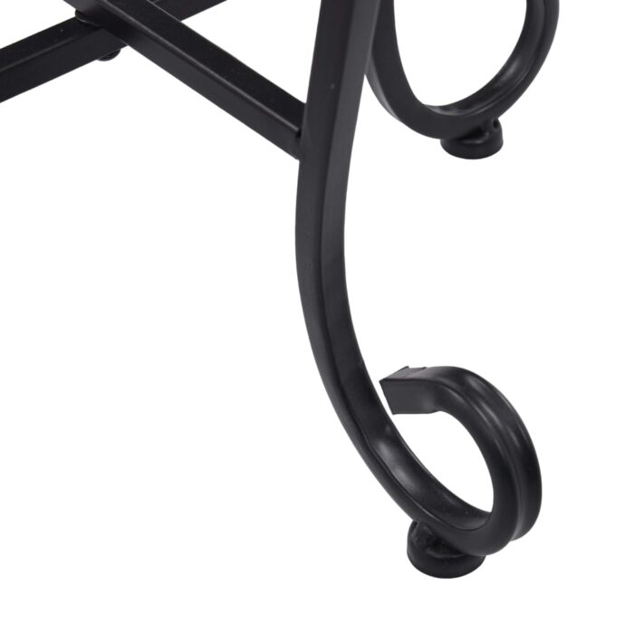 Tables mosaïque 3 pcs noir et blanc Céramique – Image 4